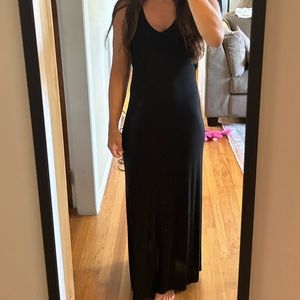 Long black dress